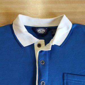 KnightsBridge Blue Rugby Sweatshirt - Size Medium